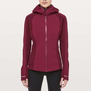 Lululemon Cross Chill Jacket Size 8 Ruby Red
